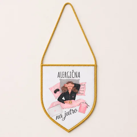 Alergična na jutro - Zastavica