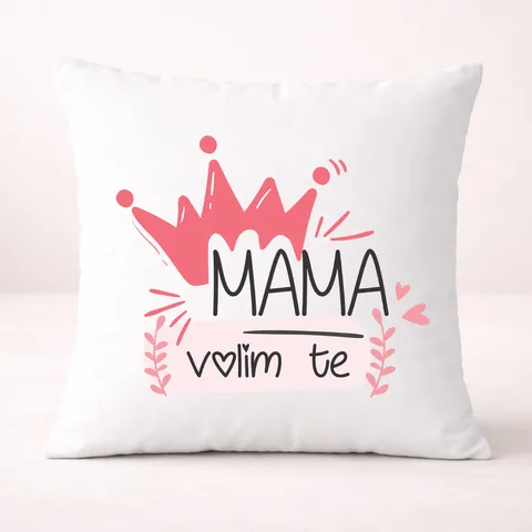Mama volim te - Jastuk – proizvod sa printom