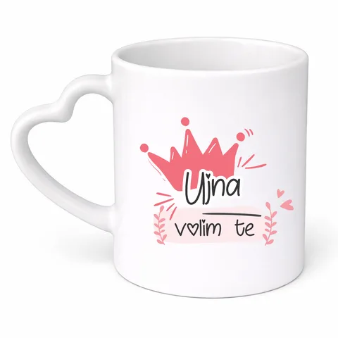 Ujna volim te - Šolja srce