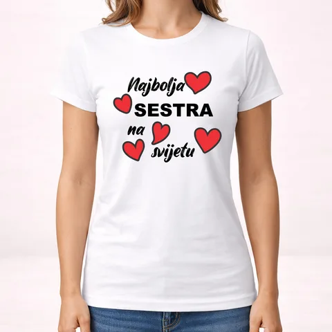 Najbolja sestra na svijetu 2 - Majica - Ženska