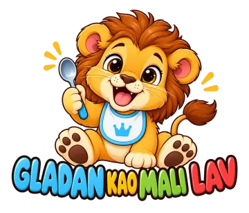 Gladan kao mali lav na proizvodu