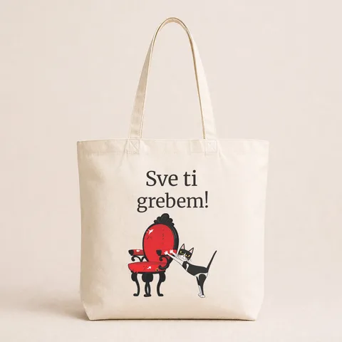 Sve ti grebem - Pamučni ceger