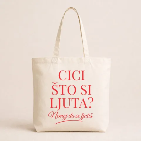 Cici što si ljuta? - Pamučni ceger