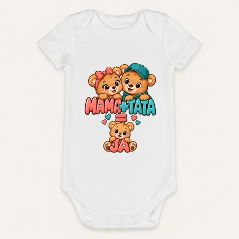 Mama + tata = ja - Bebi bodi