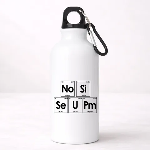 No Si Se U Pm - Aluminijumska boca