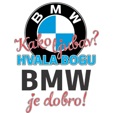 Kako ljubav Hvala bogu BMW je dobro na proizvodu