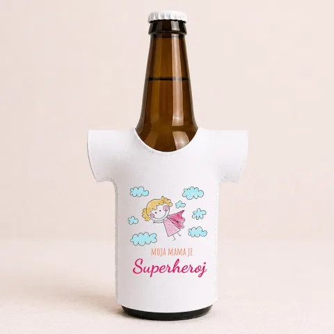 Moja mama je superheroj - Majica za flaše – proizvod sa printom