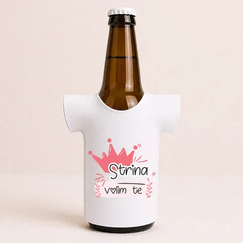 Strina volim te - Majica za flaše