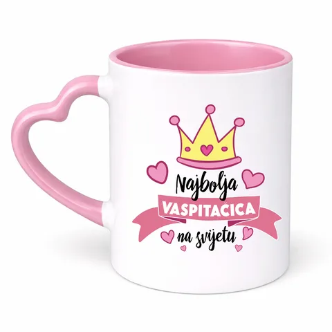 Najbolja vaspitacica - Šolja Srce