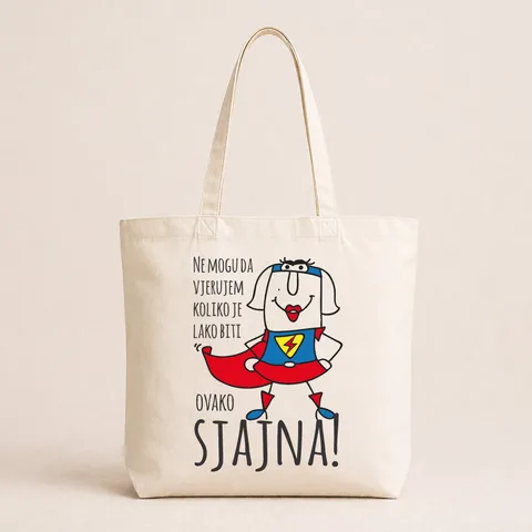 Ne mogu da vjerujem koliko je lako biti sjajna - Pamučni ceger