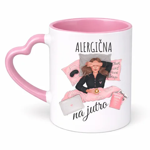 Alergična na jutro - Šolja Srce
