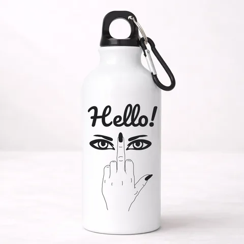 Hello - Aluminijumska boca – proizvod sa printom