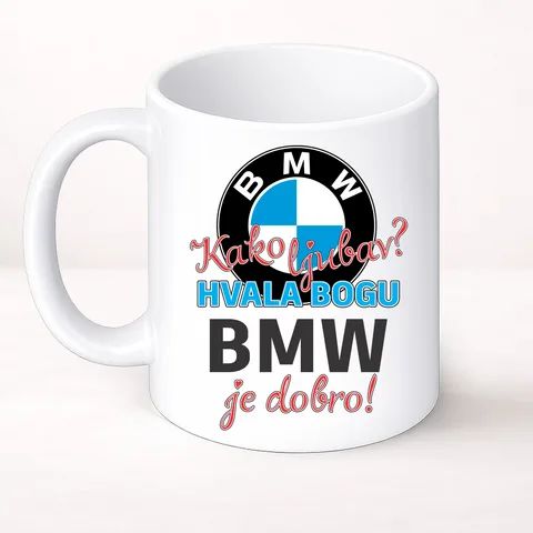 Kako ljubav Hvala bogu BMW je dobro - Šolja Classic