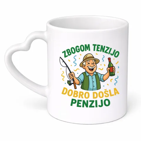 Zbogom tenzijo dobro došla penzijo 3 - Šolja srce