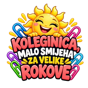 Колегиница, мало смијеха за велике рокове на артиклу