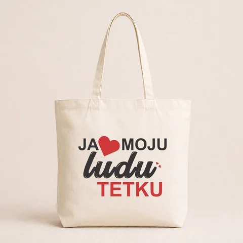 Ja volim moju ludu tetku - Pamučni ceger