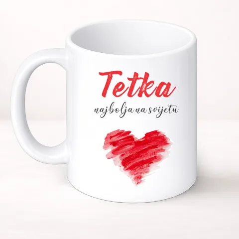 Tetka najbolja na svijetu 3 - Šolja Classic – proizvod sa printom