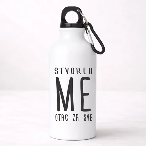 Stvorio me otac za sve - Aluminijumska boca