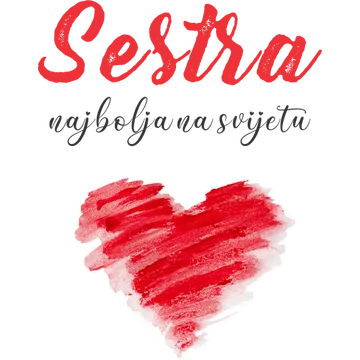 Sestra najbolja na svijetu na proizvodu