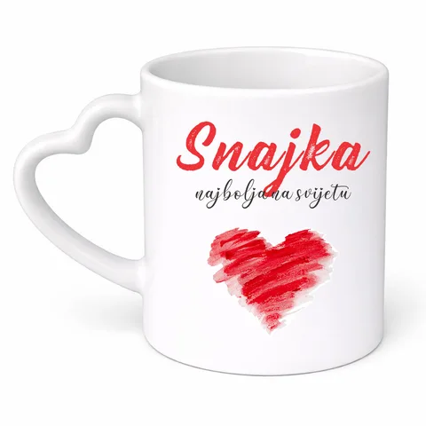 Snajka najbolja na svijetu - Šolja srce