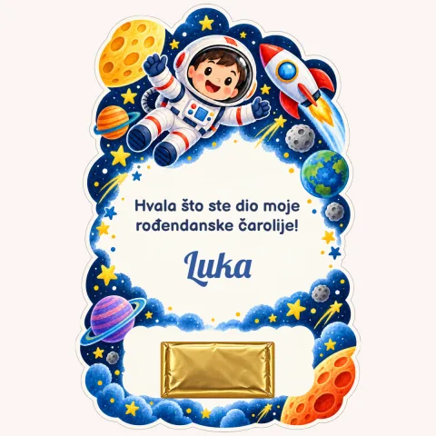 Zahvalnica · Putovanje u svemir