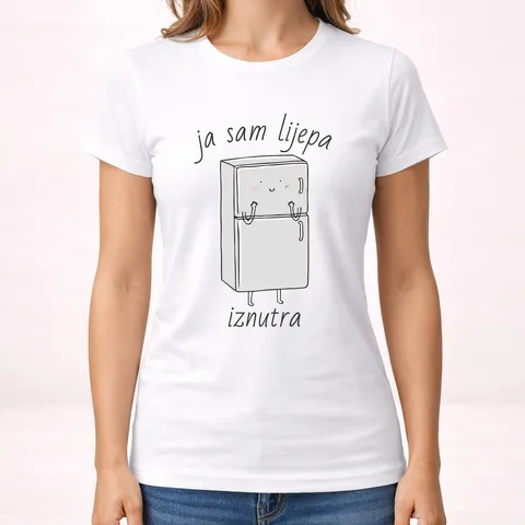 Ja sam lijepa iznutra - Majica - Ženska
