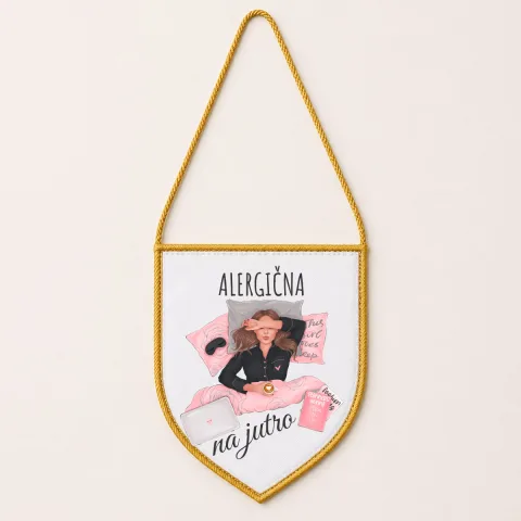 Alergična na jutro - Zastavica