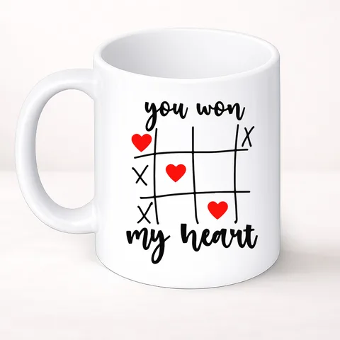 You won my heart - Šolja Classic – proizvod sa printom