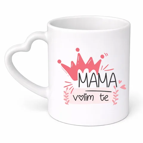 Mama volim te - Šolja srce