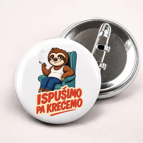 Ispušimo pa krećemo - Bedževi