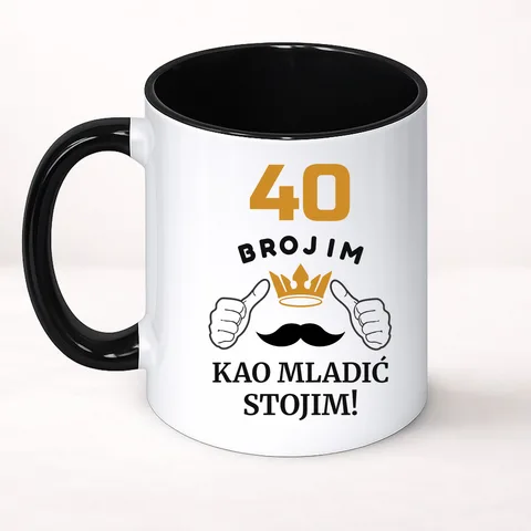 XX brojim kao mladić stojim - Šolja Classic