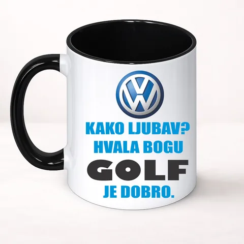 Kako ljubav? Hvala bogu GOLF je dobro - Šolja Classic