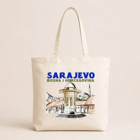 Sarajevo 1 - Pamučni ceger – proizvod sa printom