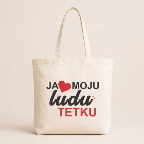 Ja volim moju ludu tetku - Pamučni ceger