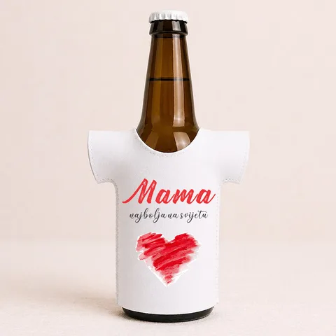 Mama najbolja na svijetu - Majica za flaše