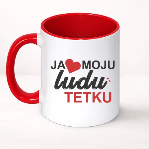 Ja volim moju ludu tetku - Šolja Classic – proizvod sa printom