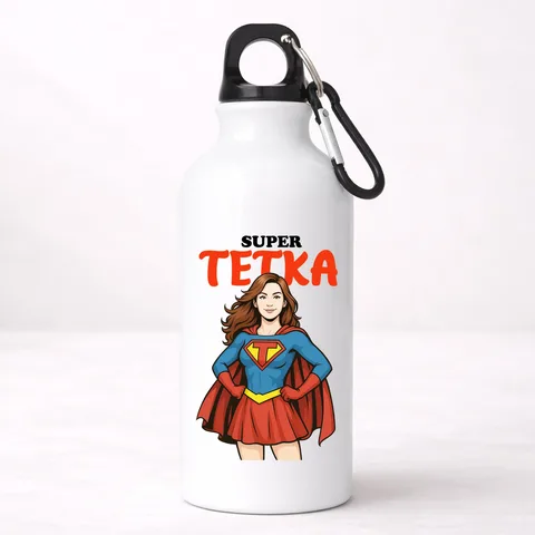 Super tetka - Aluminijumska boca – proizvod sa printom