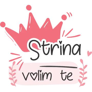 Strina volim te na proizvodu