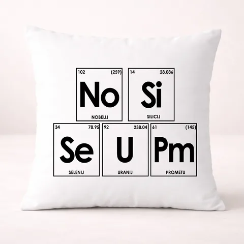 No Si Se U Pm - Jastuk