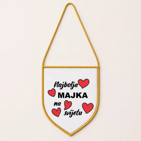 Najbolja majka na svijetu - Zastavica – proizvod sa printom