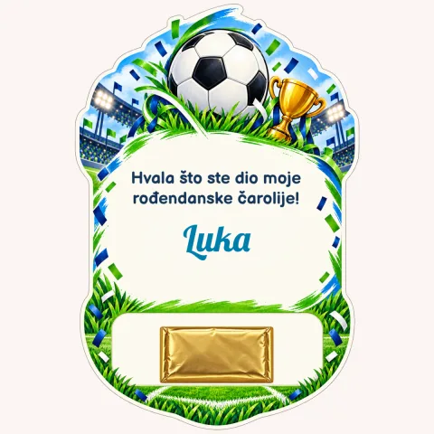Zahvalnica · Fudbalski teren