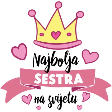 Najbolja sestra na svijetu na proizvodu