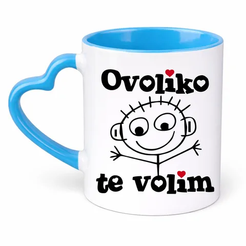 Ovoliko te volim - On - Šolja Srce