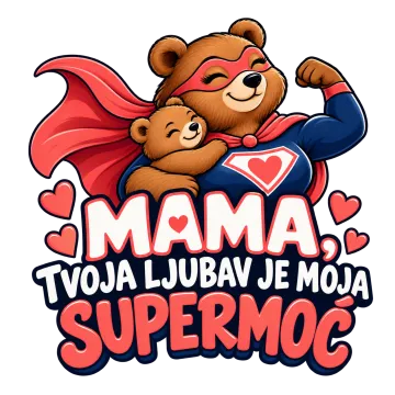 Mama, tvoja ljubav je moja supermoć na izdeleku