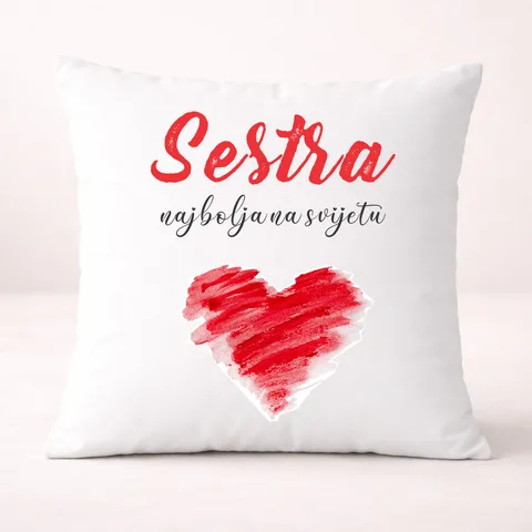 Sestra najbolja na svijetu - Jastuk