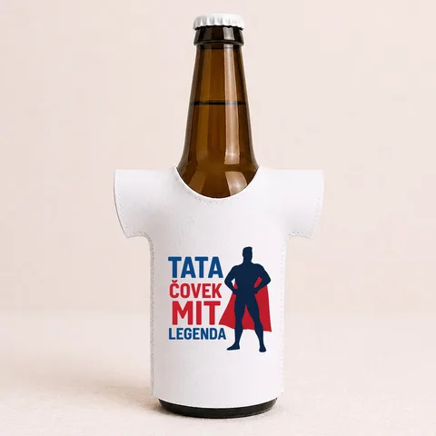 Tata covek mit legenda - Majica za flaše