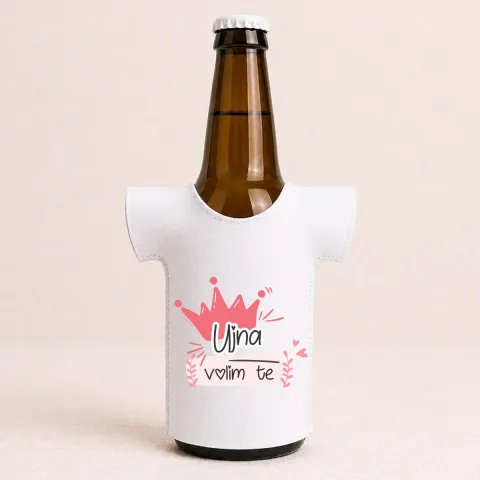 Ujna volim te - Majica za flaše – proizvod sa printom