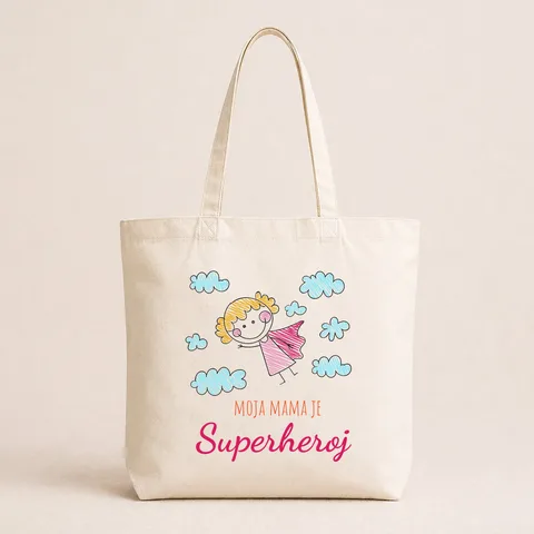 Moja mama je superheroj - Pamučni ceger