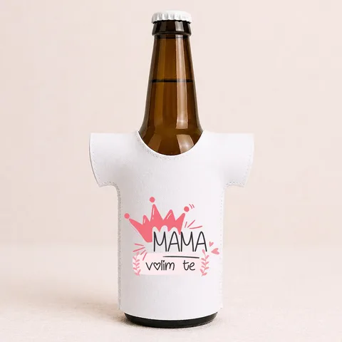 Mama volim te - Majica za flaše