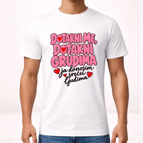 Dotakni me dotakni grudima 2 - Majica – proizvod sa printom